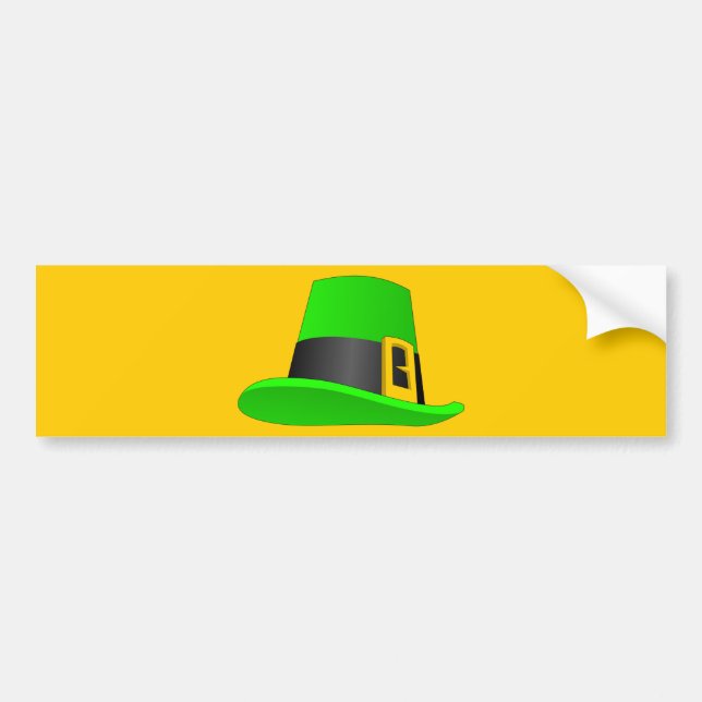 Leprechaun-hatt med låsbeslag bildekal (Framsidan)