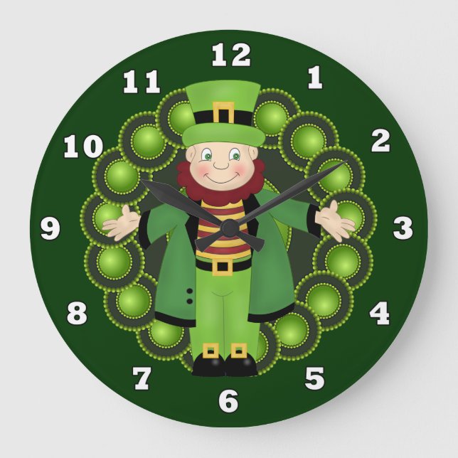 Leprechaun Helgdag klocka (Framsida)