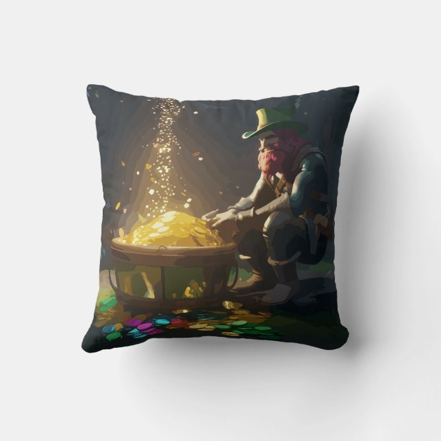 Leprechaun Hideaway Kudde (Baksida)