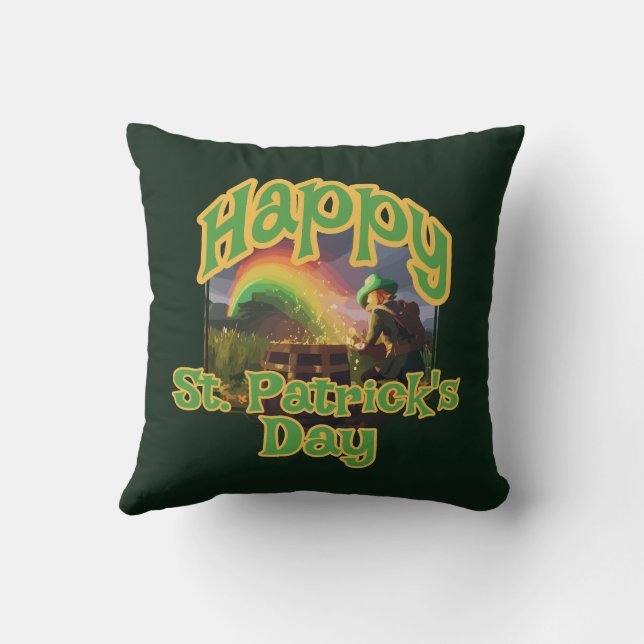 Leprechaun Hideaway Kudde (Baksida)