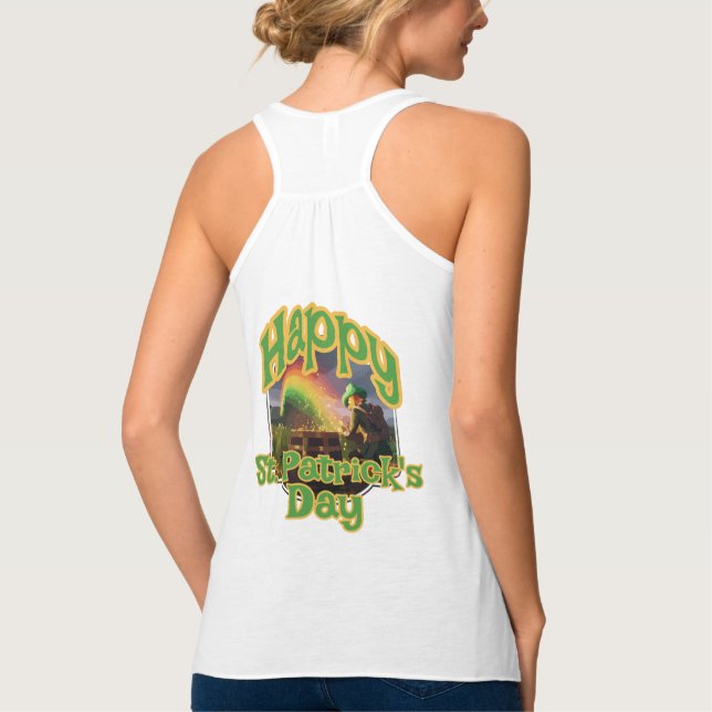 Leprechaun Hideaway Linne Med Racerback (Baksida)