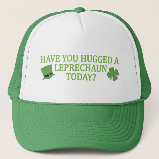 Leprechaun Hug hat - välj färg Truckerkeps (Framsida)