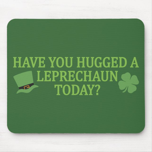 Leprechaun Hug mousepad Musmatta (Framsidan)