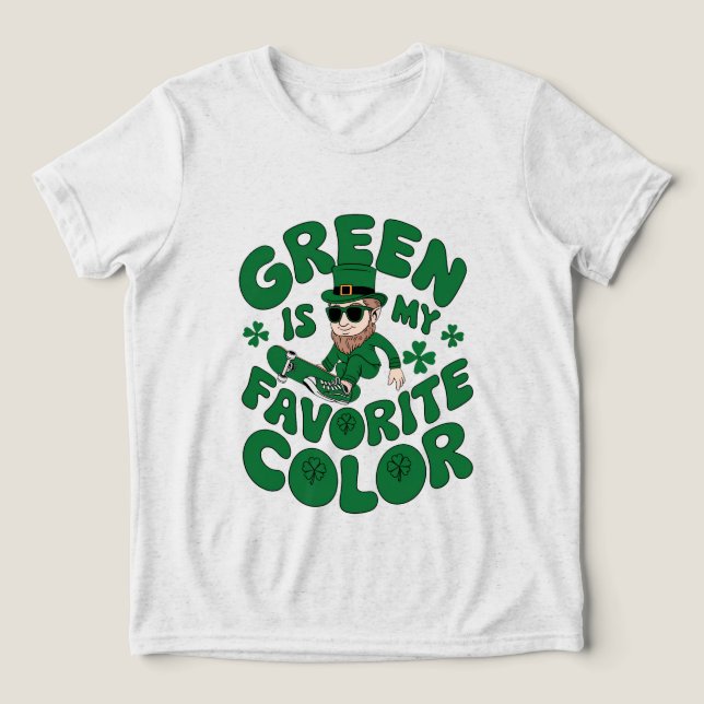Leprechaun i Sneakers T Shirt (Design Framsida)