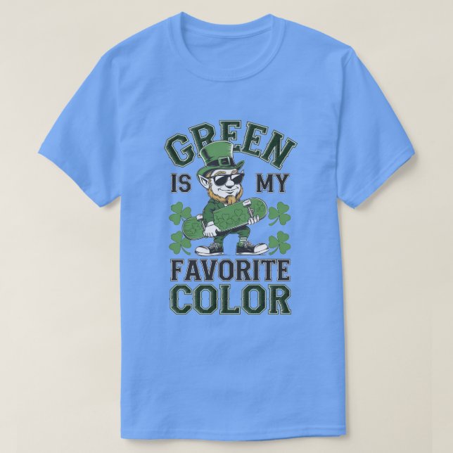 Leprechaun i Sneakers T Shirt (Design framsida)