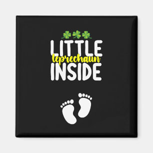 Leprechaun Inside Gravid Gravid Mamma Magnet