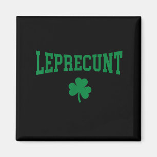 Leprechaun irländska st patricks dag rolig shamroc magnet