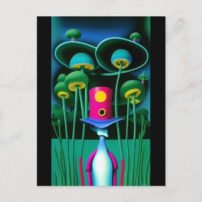 Leprechaun Ken Gage Fantasy Vykort (Framsida)