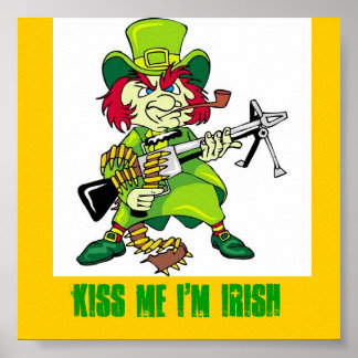 Leprechaun, KISS ME I M IRISH Poster