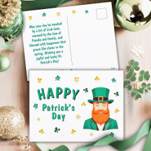Leprechaun Klöver Shamrock Patrick's Day