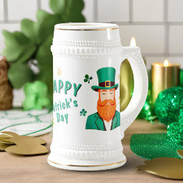 Leprechaun Klöver Shamrock Patrick's Day Sejdel