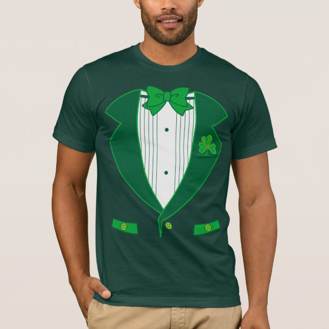 Leprechaun Kostym T-Shirt (Framsida)