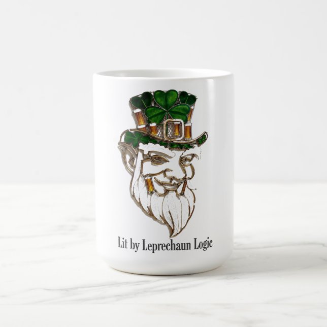 Leprechaun Lantern Mischief T-Shirt  Kaffemugg (Center)