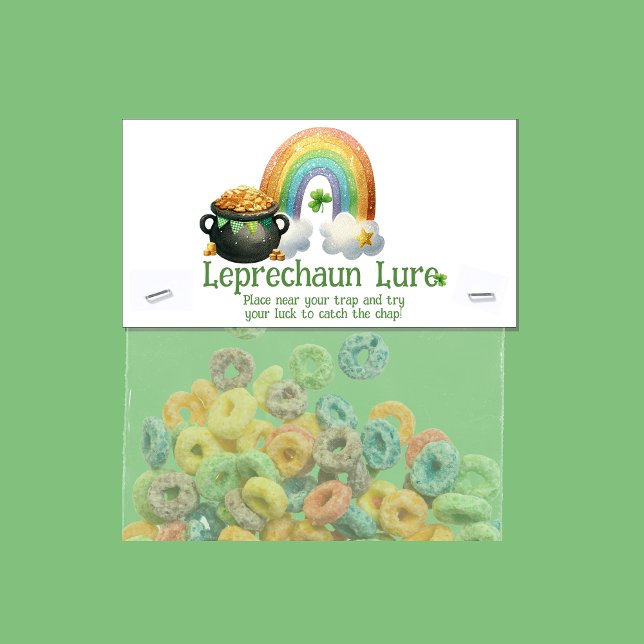 Leprechaun Lure, St patricks day Fällagn Tidsbeställning Kort (Skapare uppladdad)