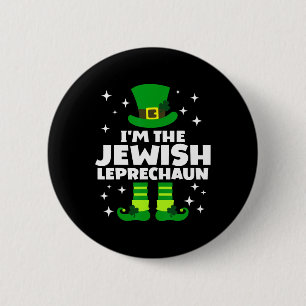Leprechaun Lycklig St Patricks Da Knapp