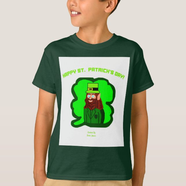 Leprechaun Magic Boys Deep Forest T Shirt (Framsida)