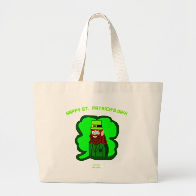 Leprechaun Magic Jumbo Tote Tygkasse (Framsidan)