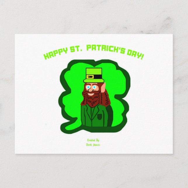 Leprechaun Magic Postcard Vykort (Framsida)