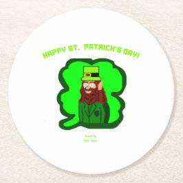 Leprechaun Magic Round Papprare Underlägg Papper Rund