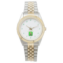 Leprechaun Magic Unisex Two-Tone Bracelet Watch