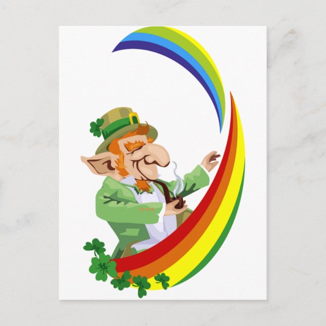 Leprechaun Magic Vykort (Framsida)