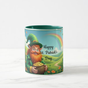 Leprechaun med Guld Mugg