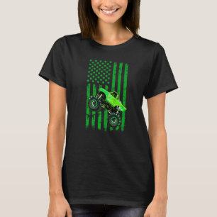 Leprechaun Monster Lastbil St Patrick Day American T Shirt