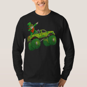 Leprechaun Monster Lastbil St patricks day Lucky B T Shirt