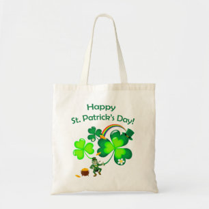 Leprechaun och Shamrock Tygkasse