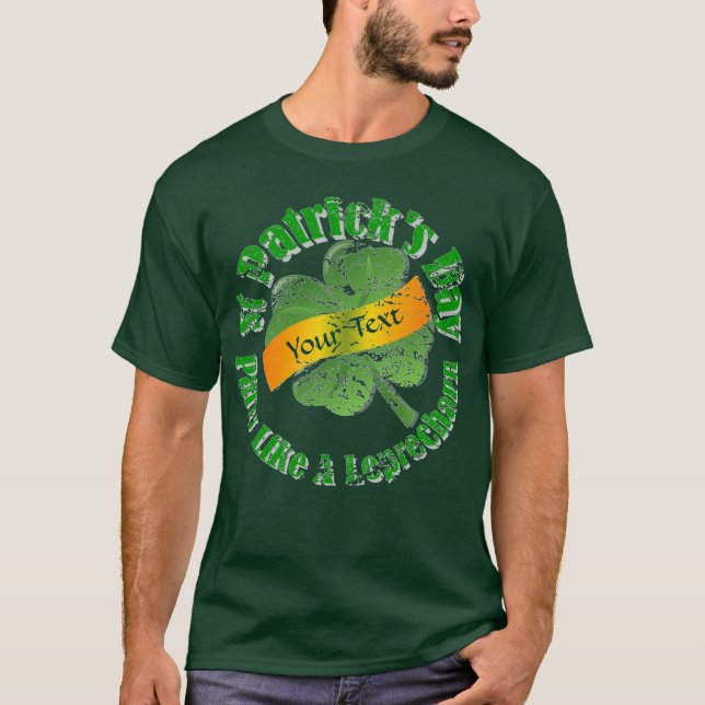 Leprechaun party St patrick's day Tee Shirt (Framsida)