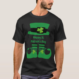 Leprechaun Personlig St. Patrick Day Grönt T Shirt