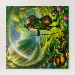 Leprechaun Pot of Gold Pursuit St Patrick's Day Pussel