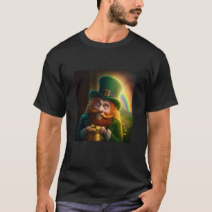 Leprechaun Pot of Guld Rainbow St patrick's day Lu T Shirt