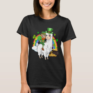 Leprechaun Ride Llama Alpaca Saint Patricks Day T Shirt