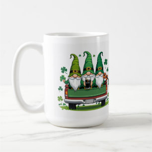 Leprechaun Shamrock irländsk musik Kaffemugg