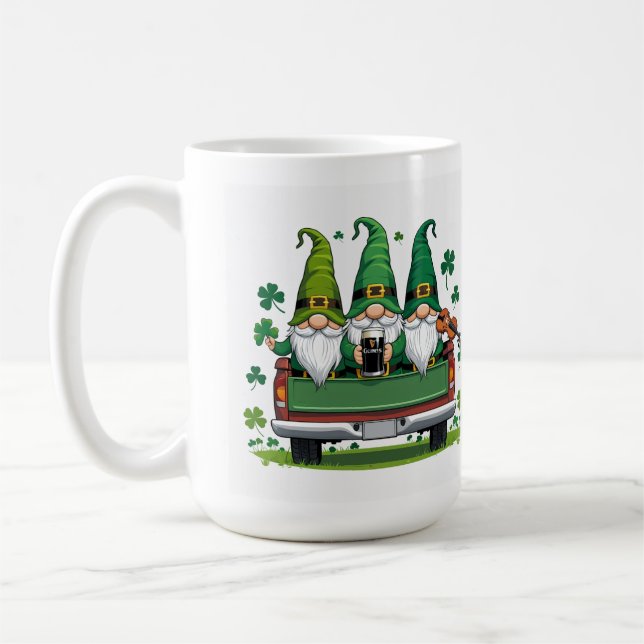 Leprechaun Shamrock irländsk musik  Kaffemugg (Vänster)