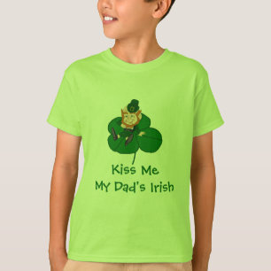 Leprechaun Shamrock - Kiss Me My Pappa Irish Tröja