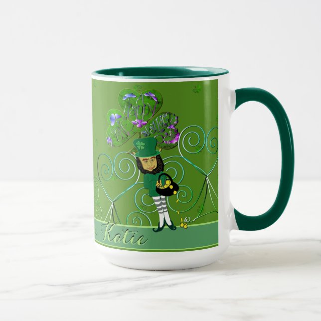 Leprechaun Shamrock Mugg (Höger)