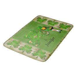 Leprechaun Shamrocks Badrumsmatta