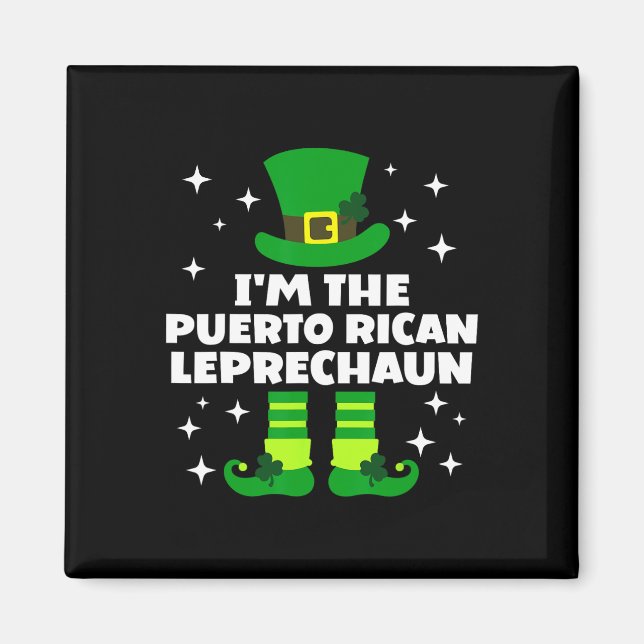 Leprechaun St Patricks Da Magnet (Framsidan)