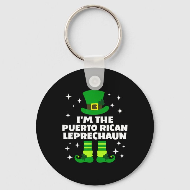 Leprechaun St Patricks Da Nyckelring (Framsida)