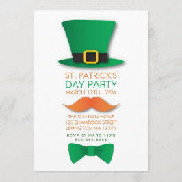Leprechaun St. Patrick's Day Call Inbjudningar