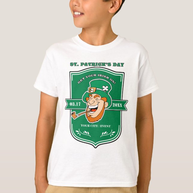 Leprechaun St. Patrick's Day T-shirt (Framsida)
