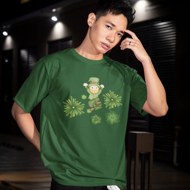 Leprechaun St.Patrick's Day T Shirt (Skapare uppladdad)