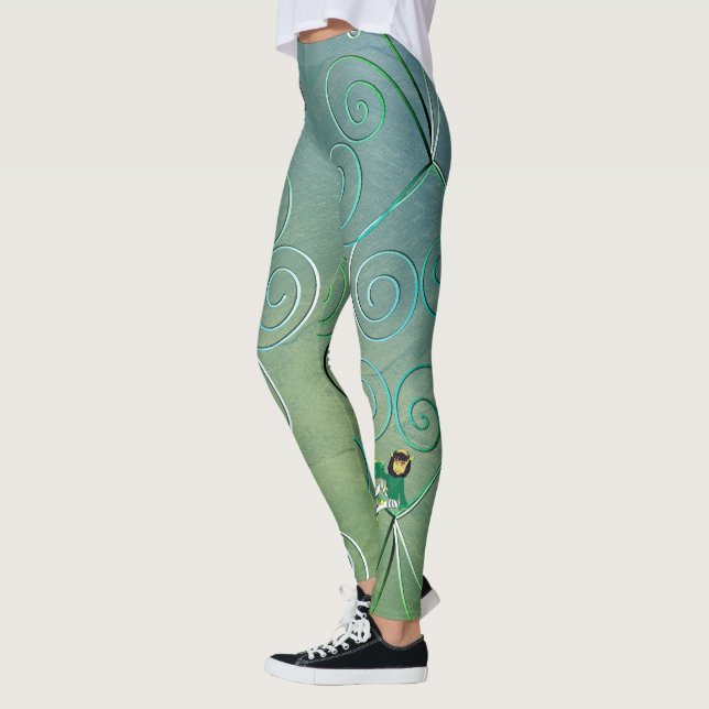 Leprechaun St. Patrick's Leggings (Vänster)