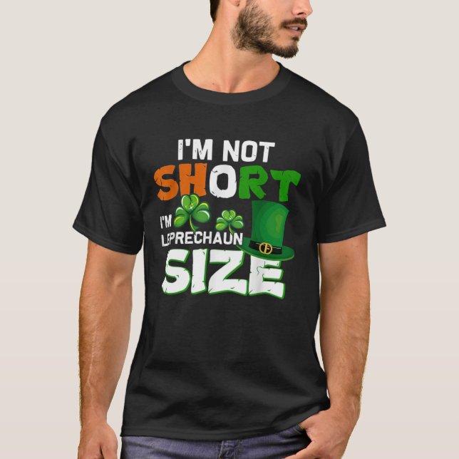 Leprechaun Storlek St patricks day Shirt åt mig T (Framsida)