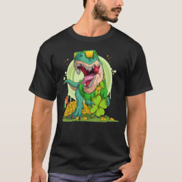Leprechaun T-Rex St. Patrick's Day T Shirt