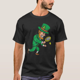 Leprechaun Tennis Funny St patricks day Sports Boy T Shirt