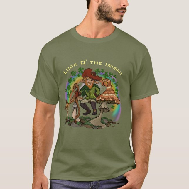 Leprechaun, Tur O'the Irish! Skjorta T Shirt (Framsida)