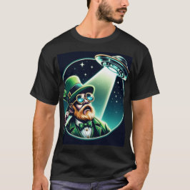 Leprechaun ufo t shirt